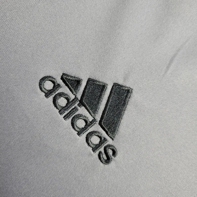 Camisa Real Madrid Away 2005/06 - Adidas Retrô Masculina - Cinza/Preta