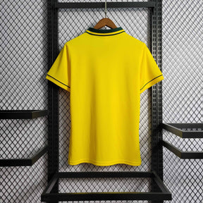 Camisa Seleção Brasileira Home 1993/1994 - Umbro Retrô Masculina - Amarela/Verde
