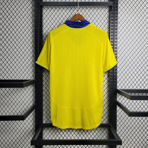 Camisa Arsenal Away 2003/05 - Nike Retrô Masculina - Amarela/Azul